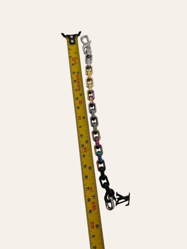 Louis Vuitton Rainbow Monogram Chain Link Bracelet