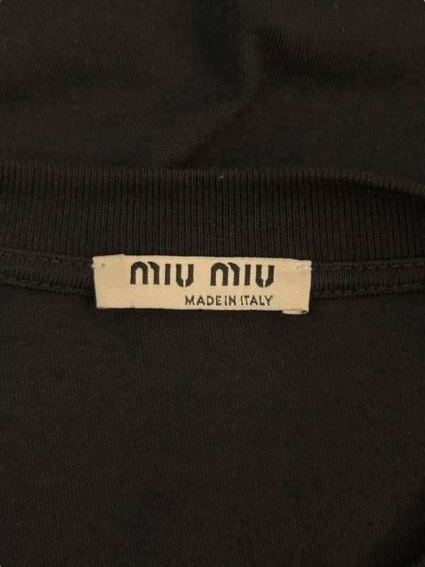 Miu Miu Rhinestone T-Shirt