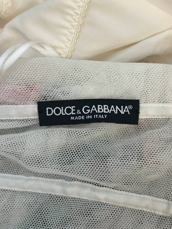 Dolce & Gabbana Floral Tulle Midi Dress