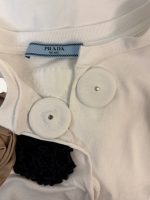 Prada Flower Detail Cardigan Shirt