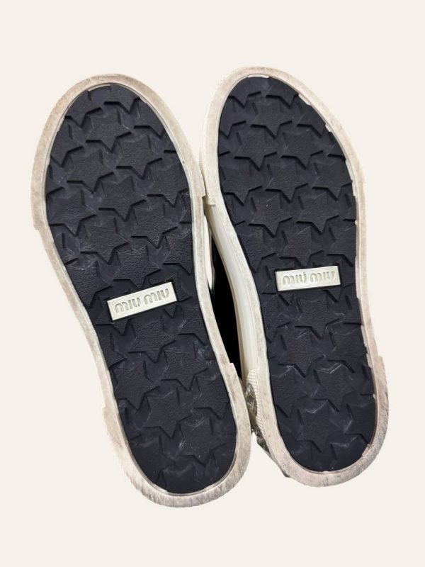Miu Miu Patent Platform Sneaker Size 35