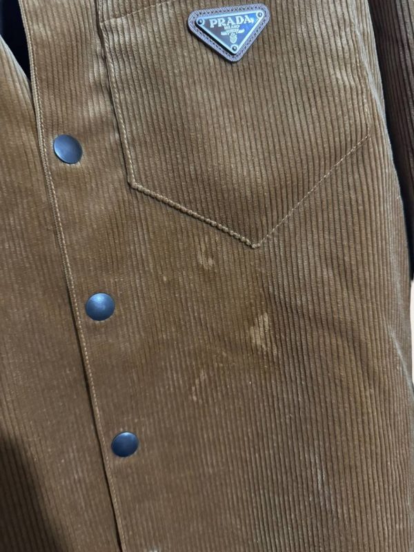 Prada Corduroy Oversized Shirt