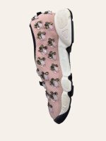 Dior Pink Mesh Fusion Embellished Sneaker Size 36