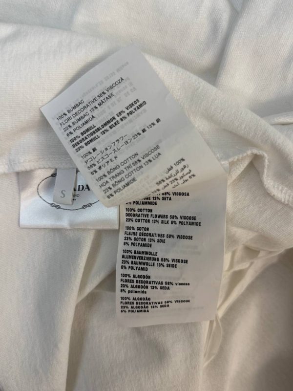 Prada Flower Detail Cardigan Shirt