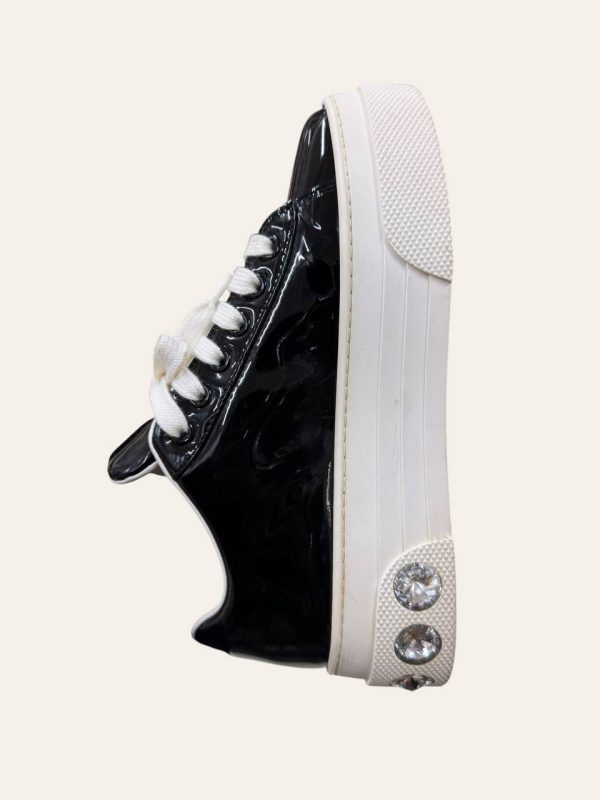 Miu Miu Patent Platform Sneaker Size 35