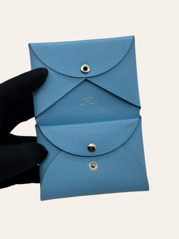 Hermes Calvi Duo Compact Card Holder
