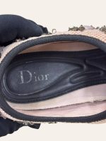 Dior Pink Mesh Fusion Embellished Sneaker Size 36