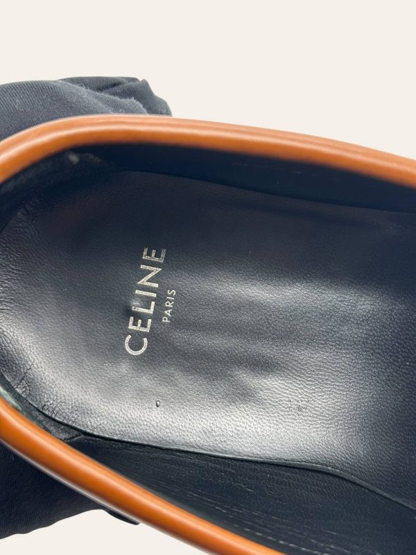 Celine Margaret Tassel Shearling Loafer Size 37