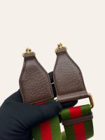 Gucci Jumbo GG Monogram Bamboo Top Handle 2 Way Bag