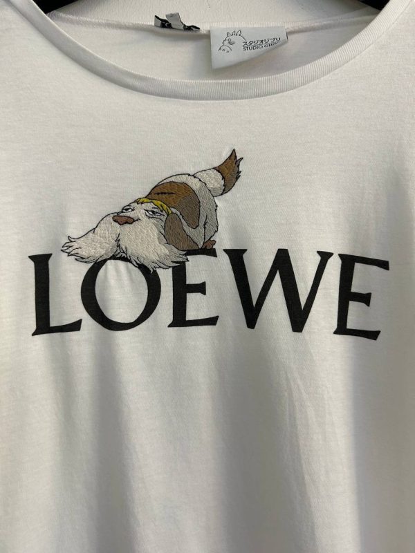Loewe X Howls Moving Castle Logo T-Shirt