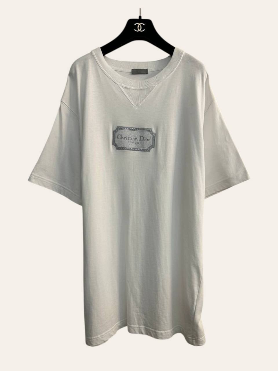 Dior Couture Embroidered Logo T-Shirt