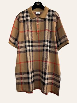 Burberry Checkered Polo T-Shirt