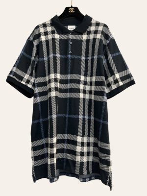 Burberry Checkered Polo T-Shirt