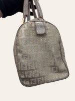 Fendi Metallic Zucca Boston Bag