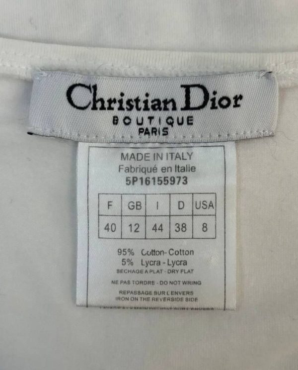 Dior Logo Sleeveless Top