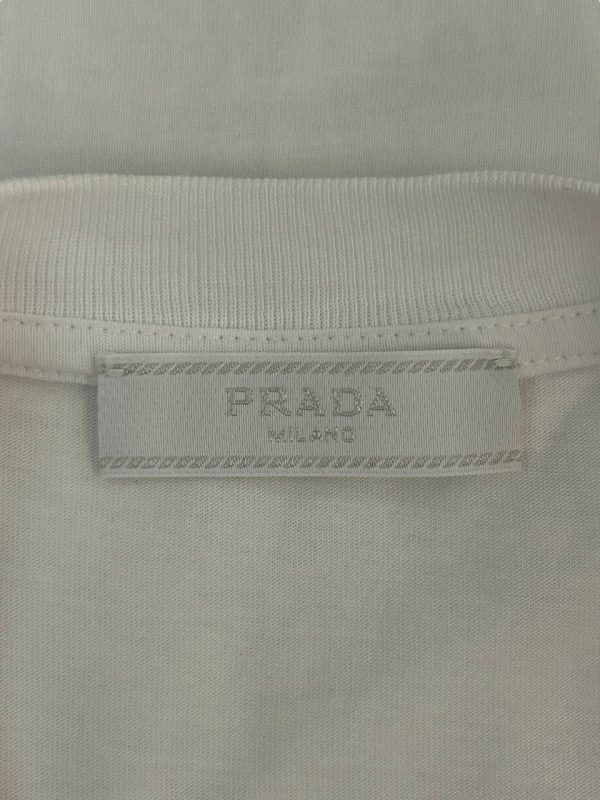 Prada Embroidered Logo T-Shirt