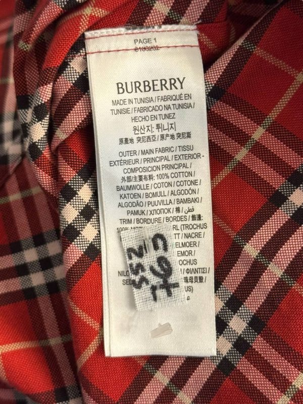 Burberry Checkered Shirt
