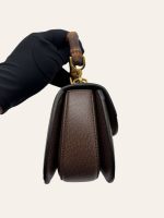Gucci Jumbo GG Monogram Bamboo Top Handle 2 Way Bag