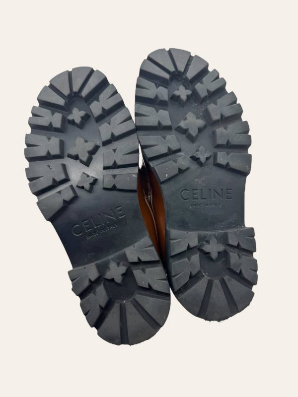 Celine Margaret Tassel Shearling Loafer Size 37