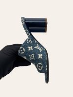 Louis Vuitton Denim Monogram Heel Size 37.5