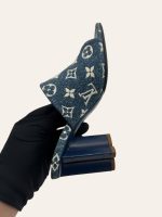 Louis Vuitton Denim Monogram Heel Size 37.5