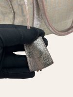 Fendi Metallic Zucca Boston Bag