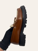 Celine Margaret Tassel Shearling Loafer Size 37