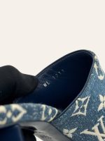 Louis Vuitton Denim Monogram Heel Size 37.5
