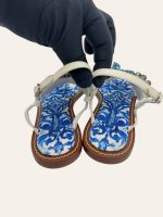 Dolce & Gabbana Majolica Embellished Sandal Size 36.5