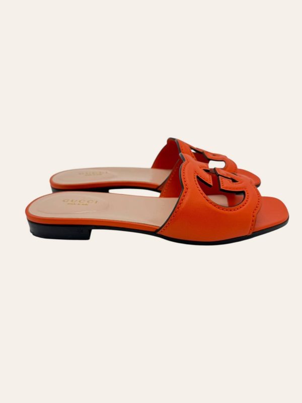 Gucci Interlocking GG Slides Size 35