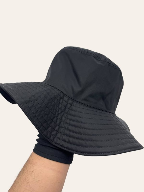 Prada Nylon Bucket Hat with Strap