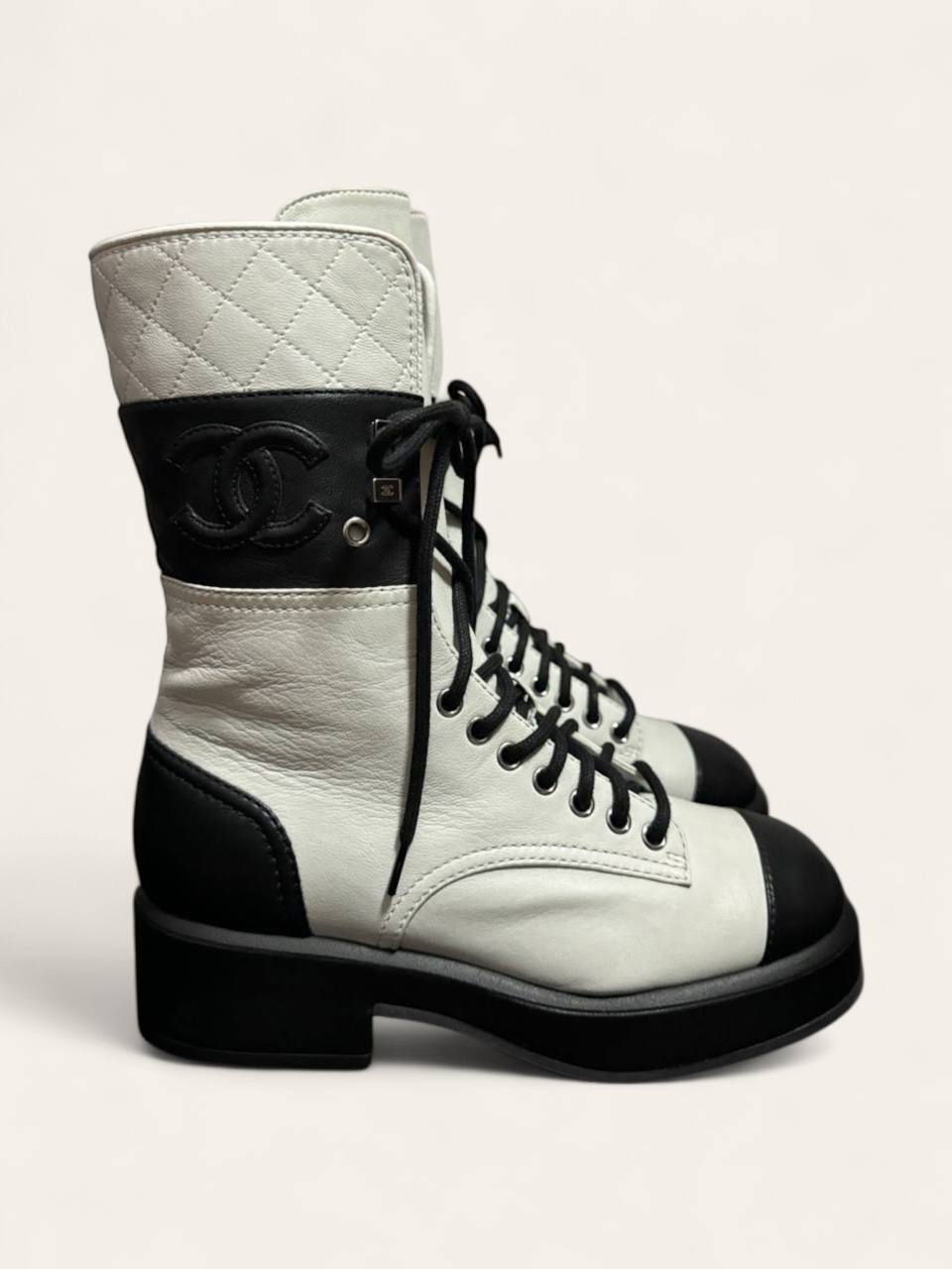 Chanel CC Boots Size 35.5