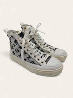 Louis Vuitton Monogram Mesh High Cut Sneaker Size 36.5
