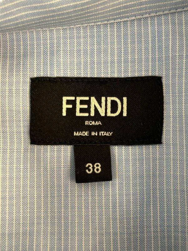 Fendi Embellished Logo Shirt