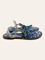 Dolce & Gabbana Majolica Embellished Sandal Size 36.5