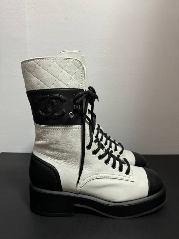 Chanel CC Boots Size 35.5