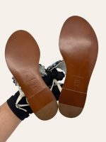Dolce & Gabbana Majolica Embellished Sandal Size 36.5