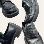 Prada Brushed Leather Loafer Size 41