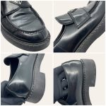 Prada Brushed Leather Loafer Size 41