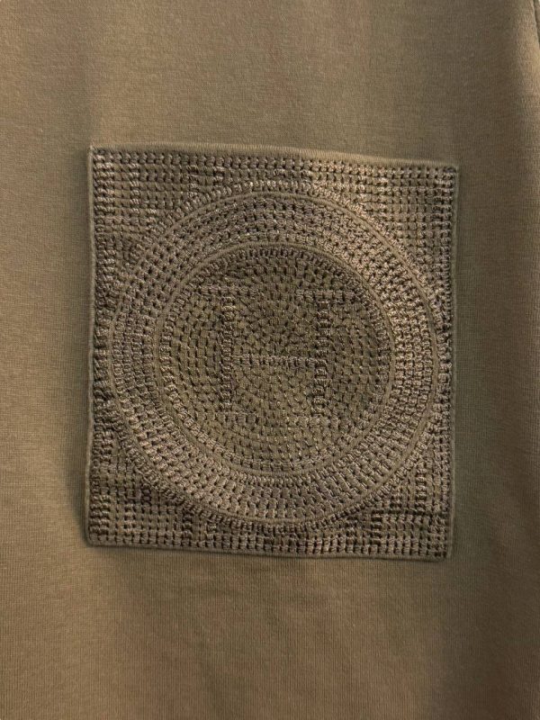Hermes Pocket Embroidered T-Shirt