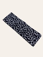 Hermes Cashmere Chaine dAncre Head Scarf
