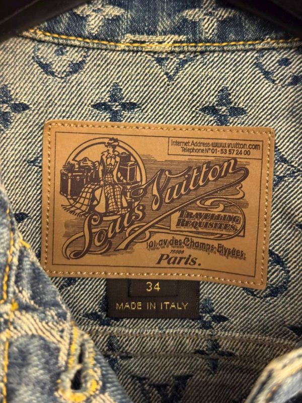 Louis Vuitton Denim Monogram Jacket