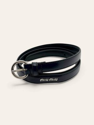 Miu Miu Logo Belt