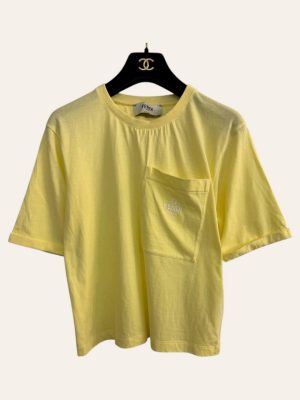 Fendi Pocket Logo Embroidered T-Shirt