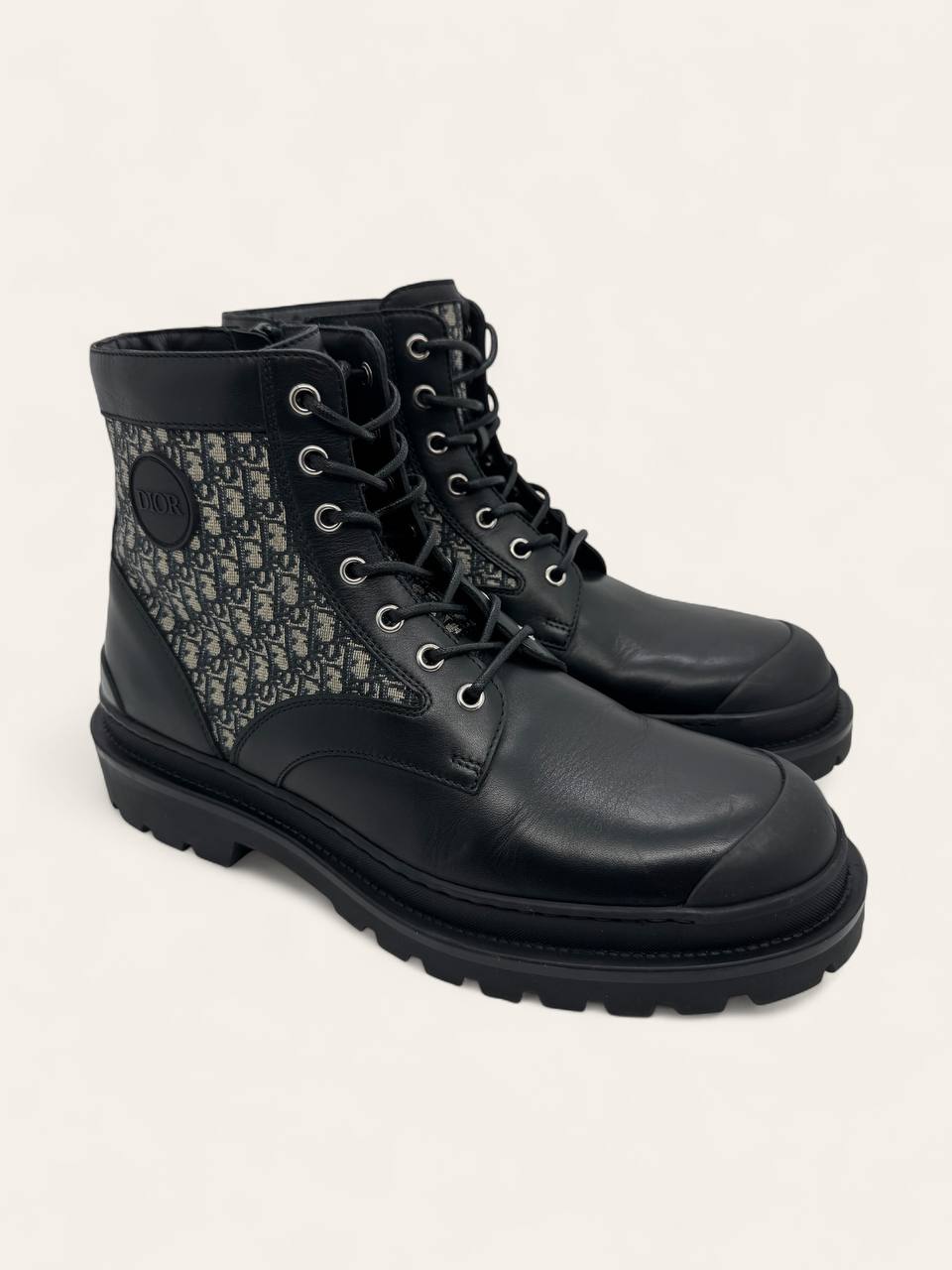 Dior Oblique Ankle Boot Size 43