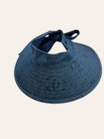 Chanel Denim Visor Hat
