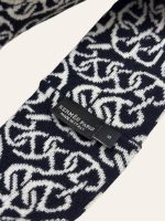 Hermes Cashmere Chaine dAncre Head Scarf