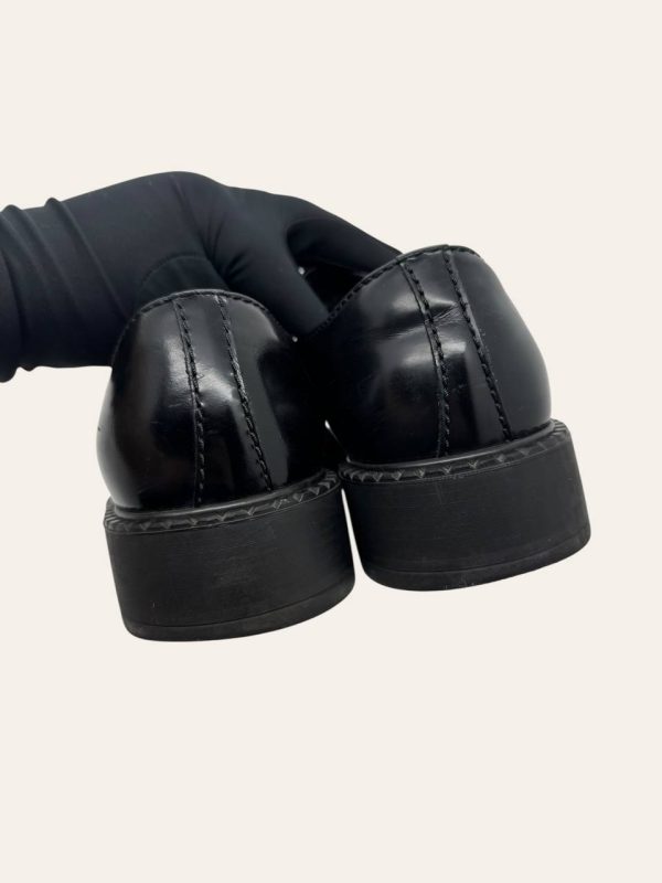 Prada Brushed Leather Loafer Size 41