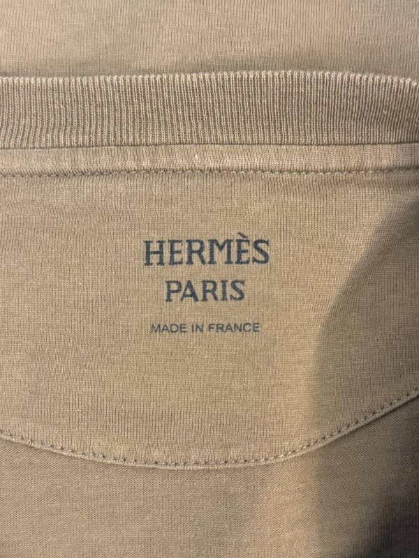 Hermes Pocket Embroidered T-Shirt
