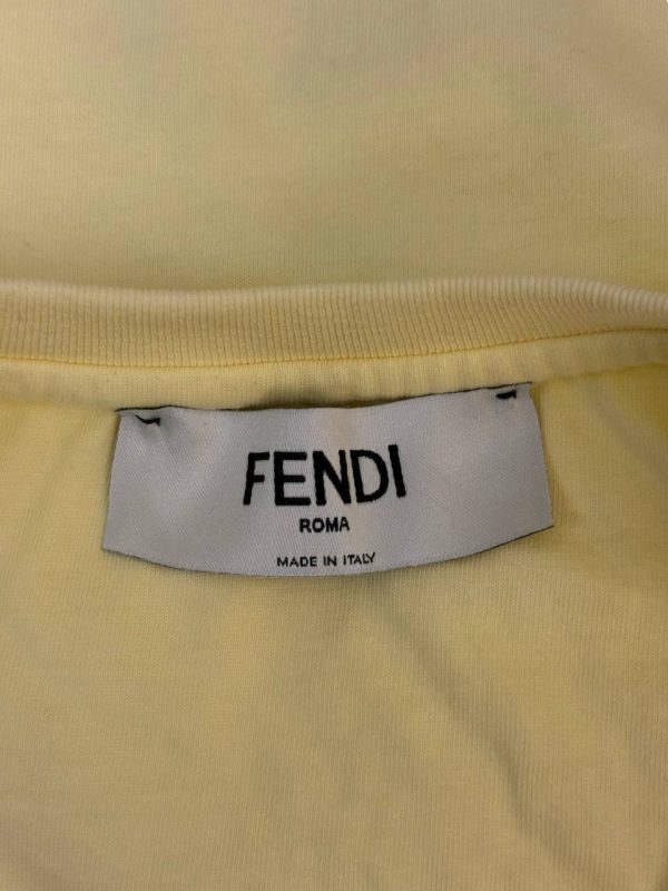 Fendi Pocket Logo Embroidered T-Shirt